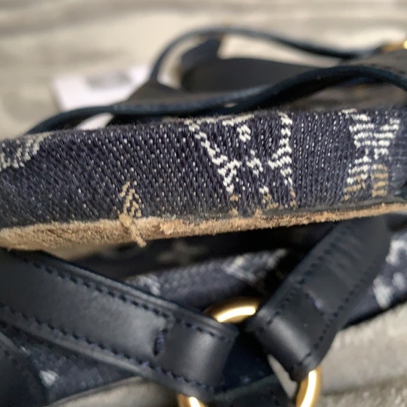 Louis Vuitton Denim Leather Sandals 38.5 - Picture 8 of 13